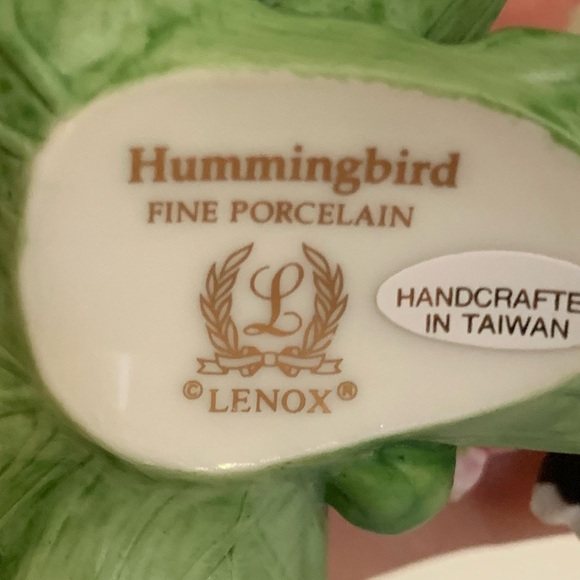 Garden Birds Series by Lenox  The Hummingbird Figurine. ESTATE piece. - Picture 13 of 13